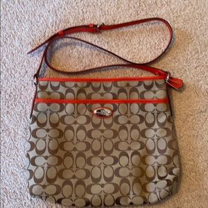 Coach cross body purse